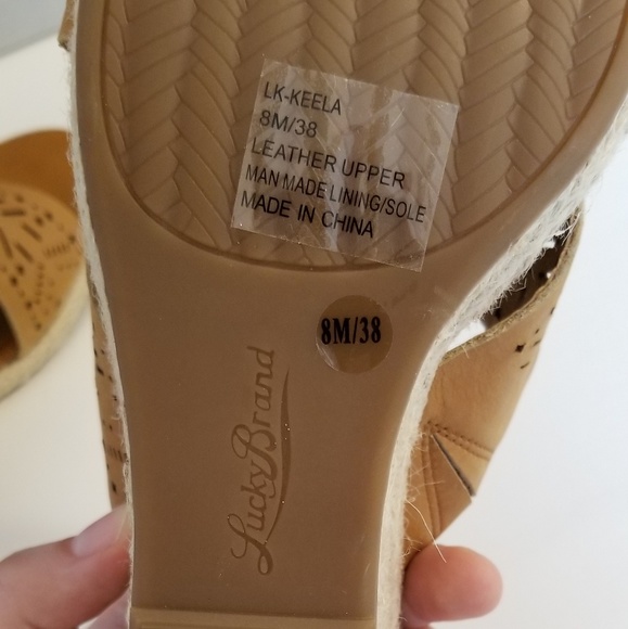 Lucky Brand Wedge Mules - Picture 5 of 6